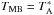 \hbox{$T_{\rm MB}=T^{*}_{\rm A}$}