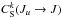 \hbox{$C_{\rm S}^k(J_u \to J)$}