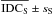 \hbox{$\overline{{\rm IDC}_{\rm S}}\pm s_{\rm S}$}