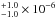 \hbox{$^{+1.0}_{-1.0}\times 10^{-6}$}