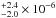 \hbox{$^{+2.4}_{-2.0}\times 10^{-6}$}