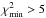 \hbox{$\chi^2_\mathrm{min}>5$}