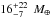\hbox{$16^{+22}_{-7}~\,M_{\oplus}$}