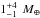 \hbox{$1^{+4}_{-1}~\,M_{\oplus}$}
