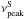 \hbox{$\nu_{\rm peak}^{\rm S}$}