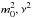 \hbox{$m_0^2, \nu^2$}