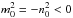 \hbox{$m_{0}^{2}=-n_{0}^{2}<0$}