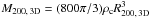 \hbox{$M_{200,\,\rm 3D}= (800 \pi/3) \rho_{\rm c} R_{200,\,\rm 3D}^3$}
