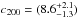 \hbox{$c_{200}= (8.6_{-1.3}^{+2.1})$}