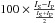 \hbox{$100 \times \frac{I_{\rm S}-I_{\rm P}}{\frac{I_{\rm S}+I_{\rm P}}{2}}$}