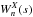 \hbox{$W_{n}^{X}(s)$}