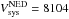 \hbox{$V_{\rm sys}^{\rm NED}=8104$}