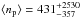 \hbox{$\langle n_{\rm p} \rangle =431_{-357}^{+2530}$}