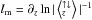 \hbox{$l_{\rm m}=\partial_{z}\ln|\left \langle_{z}^{\mathrm{\uparrow\downarrow}}\right \rangle|^{-1}$}