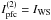 \hbox{$I_{\rm pfc}^{(2)} = I_{\rm WS}$}