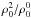 \hbox{$\rho^2_0/\rho^0_0$}