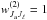 \hbox{$w_{J_uJ_\ell}^{(2)}=1$}