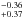 \hbox{$^{-0.36}_{+0.37}$}