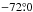 \hbox{$-72\fdg0$}