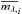 \hbox{$\overline{m_{\lambda,}}_{i}$}