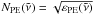 \hbox{$N_\text{PE}(\tilde{\nu})=\sqrt{\varepsilon_\text{PE}(\tilde{\nu})}$}