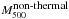 \hbox{$M_{500}^{\mbox{\footnotesize\rm non-thermal}}$}