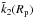 \hbox{$\tilde{k}_2(R_{\rm p})$}