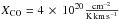 \hbox{$X_{\rm CO} = 4\,\times\, 10^{20}\frac{\cmsq}{\mathrm{K}\,\kms}$}