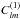 \hbox{$C_{lm}^{(1)}$}