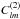 \hbox{$C_{lm}^{(2)}$}