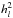 \hbox{$h_l^{2}$}