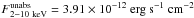 \hbox{$F\mathrm{^{unabs}_{2-10~keV}}=3.91 \times 10^{-12}~\mathrm{erg\ s^{-1}\ cm^{-2}}$}