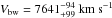 \hbox{$V_{\rm bw} = 7641^{-94}_{+99} ~\rm km~s^{-1}$}