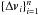 \hbox{$\{\Delta{\vec v}_i\}_{i=1}^n$}