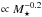 \hbox{$\propto M_\star^{-0.2}$}