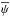 \hbox{$ \overline{\psi}$}