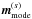 \hbox{$\bb{m}_\mathrm{mode}^{(s)}$}