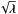 \hbox{$\sqrt{\bb{\lambda}}$}