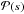 \hbox{$\mathcal{P}(s)$}