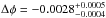 \hbox{$\Delta F = 0.137\%^{+0.013\%}_{-0.019\%}$}
