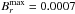 \hbox{$B_r^{\rm max}=0.0007$}