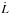 \hbox{$\dot{L}$}