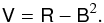 \begin{equation} \label{eq:var_risk_link} \mathsf{V}=\mathsf{R}-\mathsf{B}^2 . \end{equation}