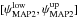 \hbox{$[\psi^{\rm low}_{\text{MAP2}},\psi^{\rm up}_{\text{MAP2}}]$}