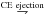 \hbox{$\overset{\rm{CE\ ejection}}{\rightharpoondown}$}