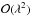 \hbox{$\mathcal{O}(\lambda ^2)$}
