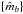 \hbox{$\{\hat{m}_b\}$}