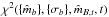 \hbox{$\chi^2(\{\hat{m}_b\},\{\sigma_b\},\hat{m}_{B,t},t)$}
