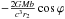 \hbox{$-\frac{2GMb}{c^3r_2}\cos\varphi$}