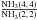 \hbox{$\frac{\rm NH_{3} (4,\,4)}{\rm NH_{3} (2,\,2)}$}